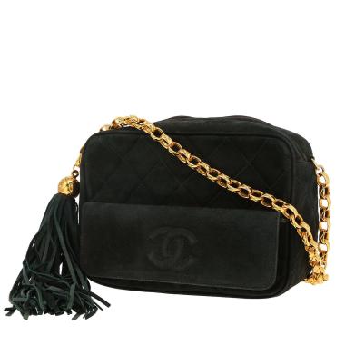 Bolso de mano Chanel  Vintage en Veau velours negro