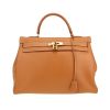 Borsa Hermès  Kelly 35 cm in pelle Courchevel gold - 360 thumbnail