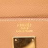 Borsa Hermès  Kelly 35 cm in pelle Courchevel gold - Detail D2 thumbnail