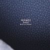 Borsa Hermès  Picotin 18 cm in pelle taurillon clemence Bleu Caban - Detail D2 thumbnail