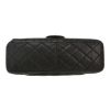 Chanel 2.55 large model  handbag  in black quilted grained leather - Detail D1 thumbnail