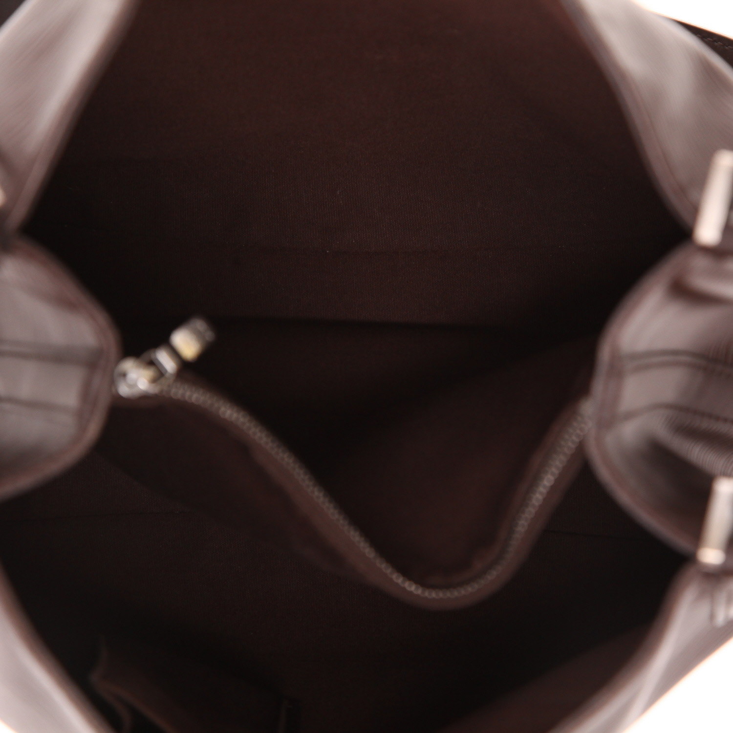 Sac à main Louis Vuitton  Mandara en cuir épi marron - Detail D3