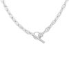 Hermès Chaîne d'Ancre medium model necklace in silver - 00pp thumbnail