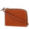 Hermès   card wallet  in gold Barenia leather - 00pp thumbnail