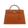 Borsa Hermès  Kelly 40 cm in pelle togo gold - 360 thumbnail