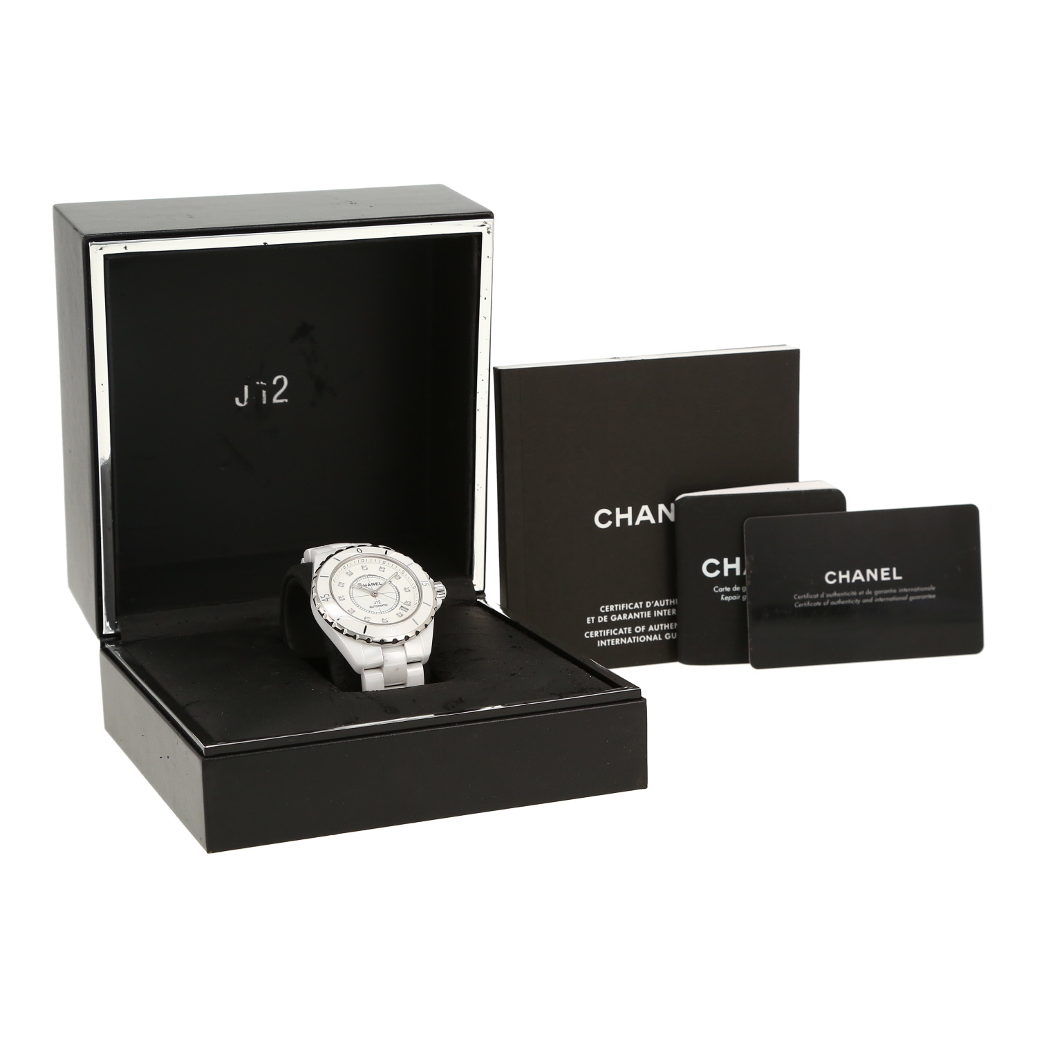 Reloj Chanel J12 Joaillerie de cerámica y acero Ref: Chanel - H1629  Circa 2010 - Detail D2