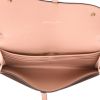 Dior  Pochette Saddle shoulder bag  in pink grained leather - Detail D3 thumbnail