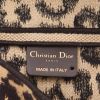 Dior  Saddle handbag  in beige and black canvas - Detail D2 thumbnail
