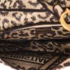 Dior  Saddle handbag  in beige and black canvas - Detail D3 thumbnail