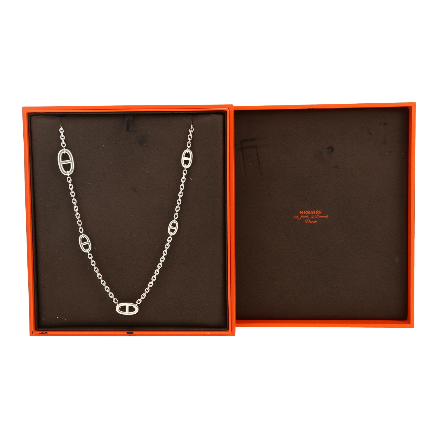 Collar Hermès Farandole de plata - Detail D2