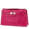 Hermès  Kelly - Clutch pouch  in Rose Sheherazade alligator - 00pp thumbnail