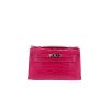 Hermès  Kelly - Clutch pouch  in Rose Sheherazade alligator - 360 thumbnail