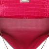 Hermès  Kelly - Clutch pouch  in Rose Sheherazade alligator - Detail D3 thumbnail