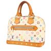 Bolso de mano Louis Vuitton  Alma Editions Limitées en lona Monogram multicolor y blanca y cuero natural - 00pp thumbnail