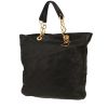 Sac cabas Dior   en cuir cannage noir - 00pp thumbnail