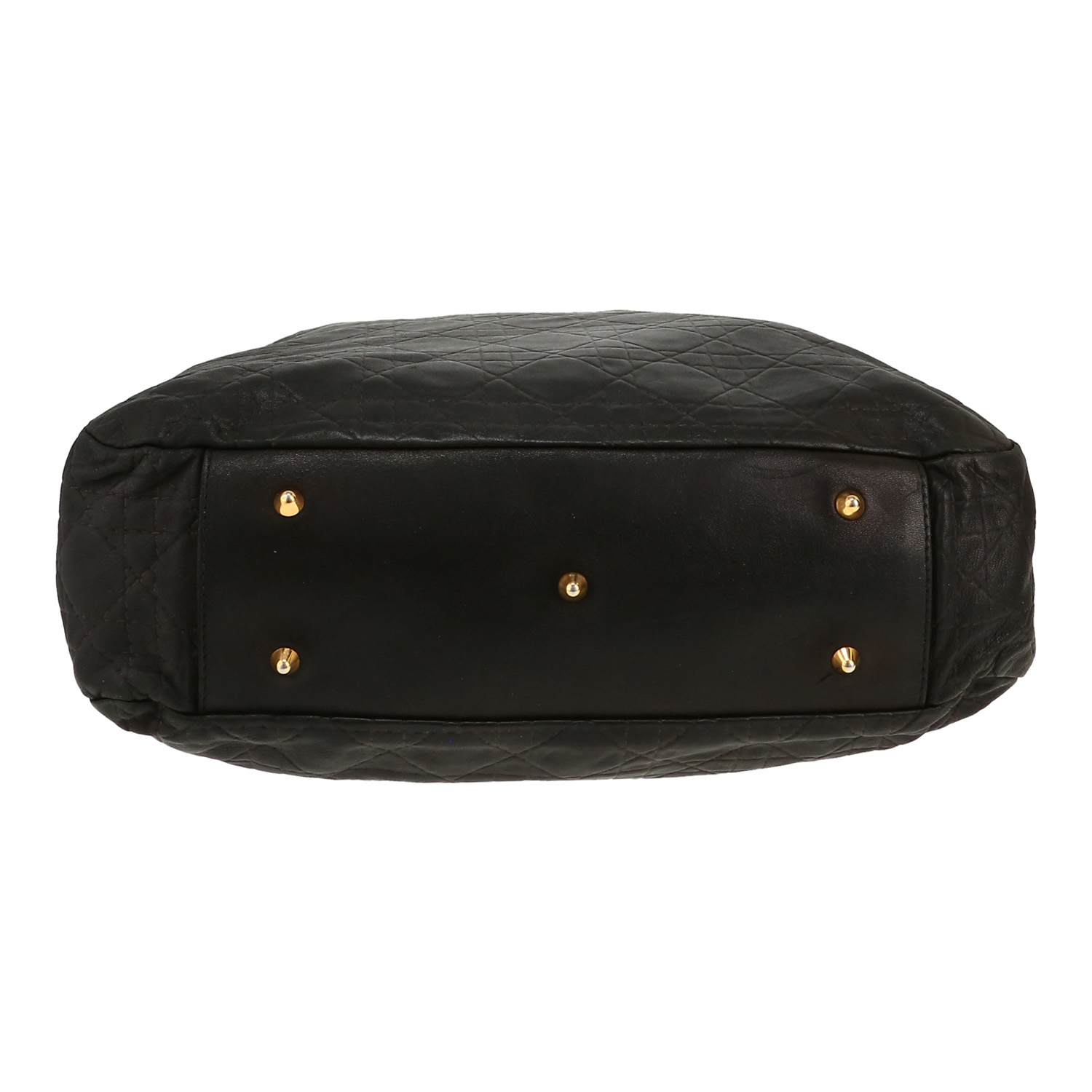 Dior   shopping bag  in black leather cannage - Detail D1