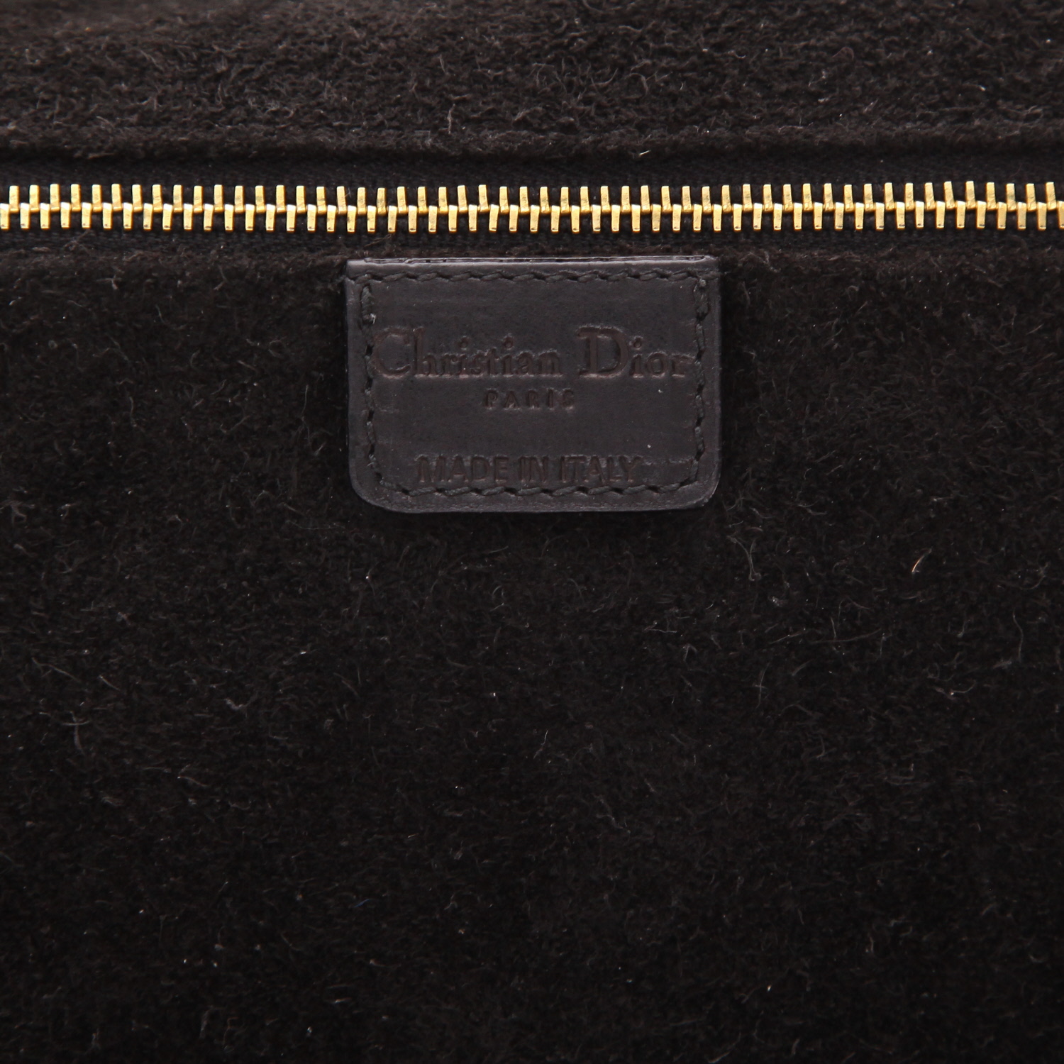 Dior   shopping bag  in black leather cannage - Detail D2