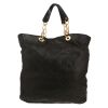 Sac cabas Dior   en cuir cannage noir - Detail D4 thumbnail