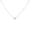 Collier Dinh Van Menottes R8 en or blanc et diamants - 00pp thumbnail