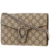 Bolso bandolera Gucci  Dionysus en tejido "sûpreme GG" beige - 00pp thumbnail