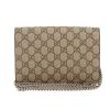 Bolso bandolera Gucci  Dionysus en tejido "sûpreme GG" beige - Detail D4 thumbnail