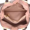 Louis Vuitton  Brittany handbag  in ebene damier canvas  and pink grained leather - Detail D3 thumbnail