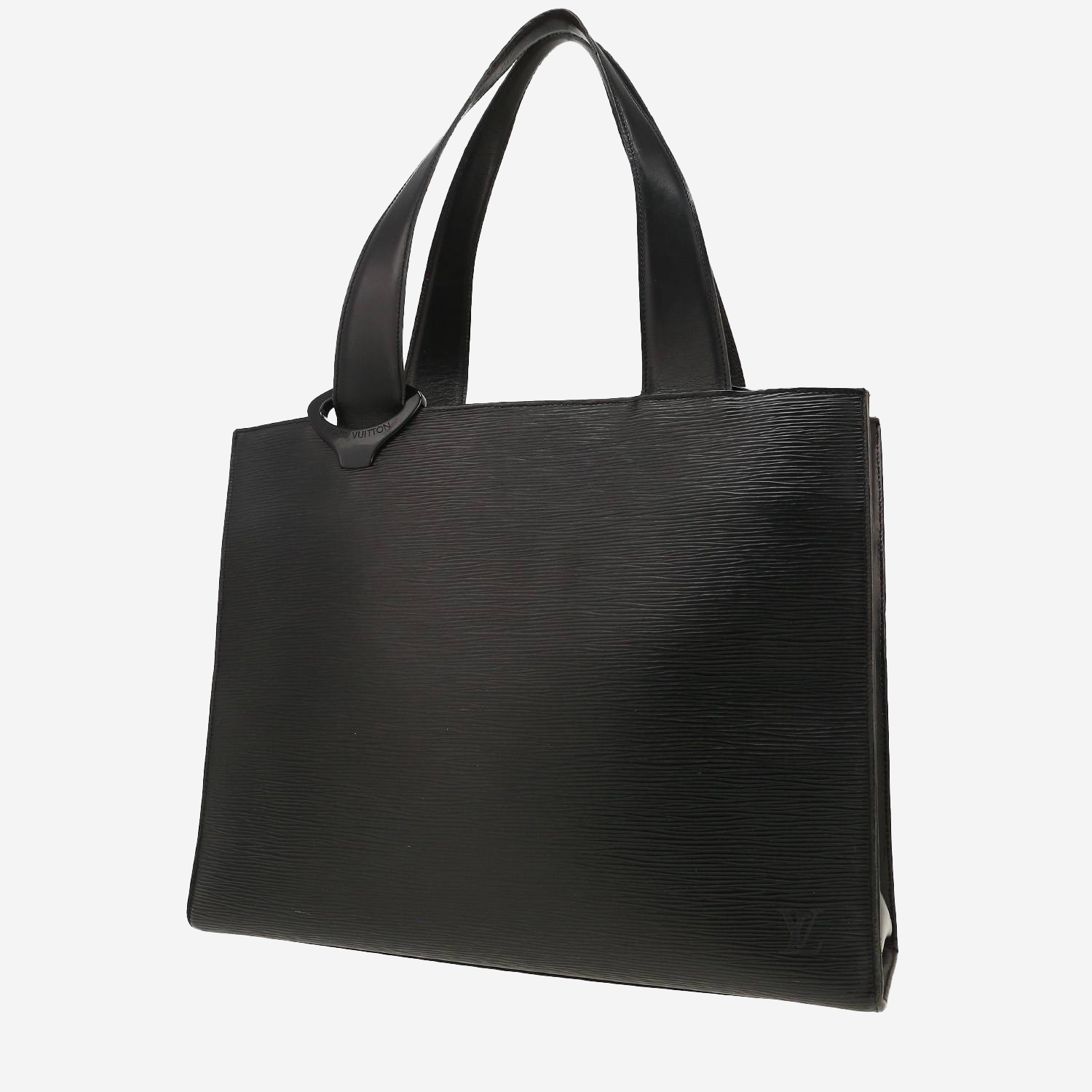 Louis Vuitton Gemeaux shopping bag in black epi leather
