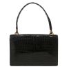 Hermès  Cordeliere handbag  in black crocodile - Detail D4 thumbnail