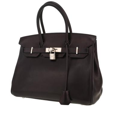 Hermès  Birkin 30 cm handbag  in navy blue Everkcalf leather