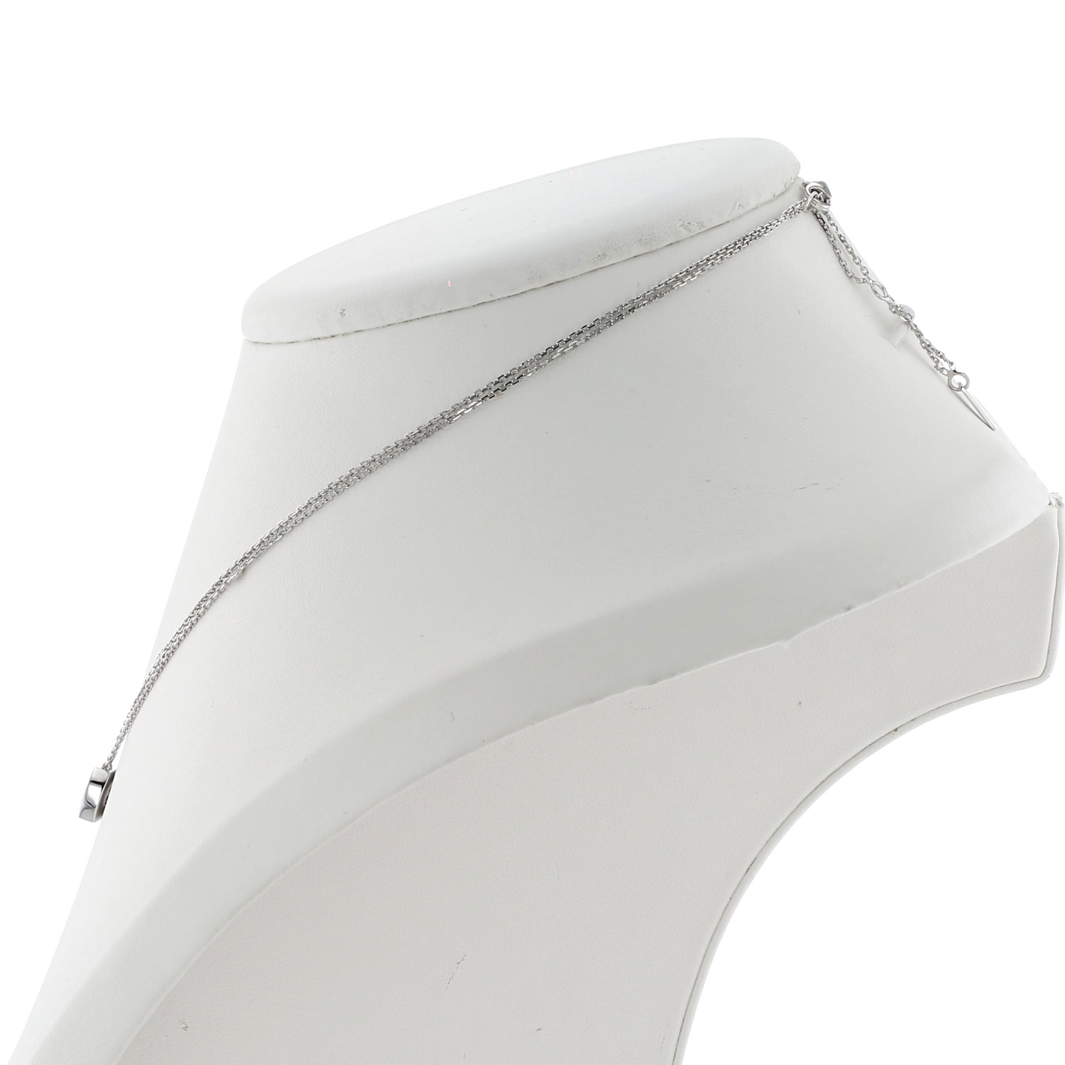 Collier Messika Move en or blanc et diamants - Detail D3