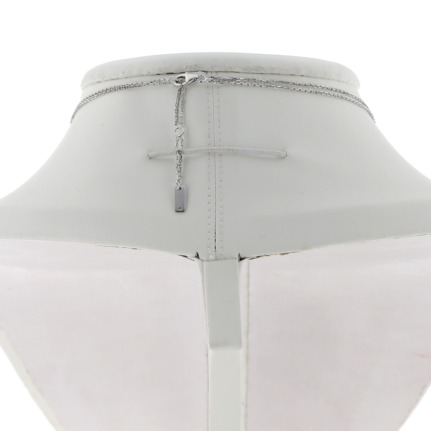 Collana Messika Move in oro bianco e diamanti - Detail D4