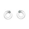 Pendientes Cartier Panthère de oro blanco, diamantes y esmeralda - 00pp thumbnail