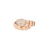 Anello Bulgari Serpenti Viper in oro rosa e diamanti - 00pp thumbnail