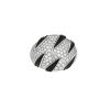 Cartier  ring in white gold, diamonds and onyx - 360 thumbnail