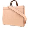 Bolso Cabás Fendi  Sunshine modelo mediano  en cuero granulado beige rosado - 00pp thumbnail