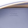 Borsa a tracolla Chloé  Faye in pelle liscia blu e camoscio blu - Detail D2 thumbnail