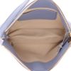 Chloé  Faye shoulder bag  in blue smooth leather  and blue suede - Detail D3 thumbnail