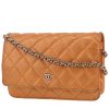 Chanel  Wallet on Chain shoulder bag  in cuivre quilted grained leather - 00pp thumbnail