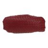 Bottega Veneta  Pouch pouch  in burgundy intrecciato leather - Detail D1 thumbnail