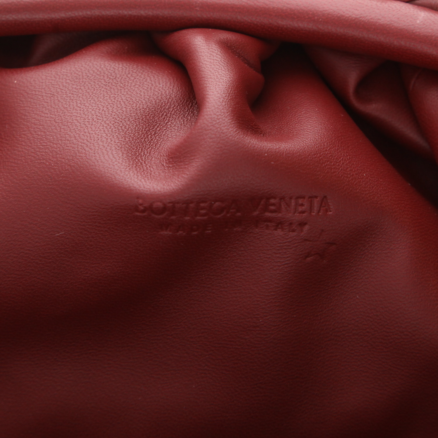 Bottega Veneta  Pouch pouch  in burgundy intrecciato leather - Detail D2