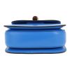 Gucci  Bamboo small model  shoulder bag  in blue leather  and bamboo - Detail D1 thumbnail