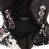 Borsa Chanel  Baguette in paillettes nere e argentate e pelle nera - Detail D3 thumbnail