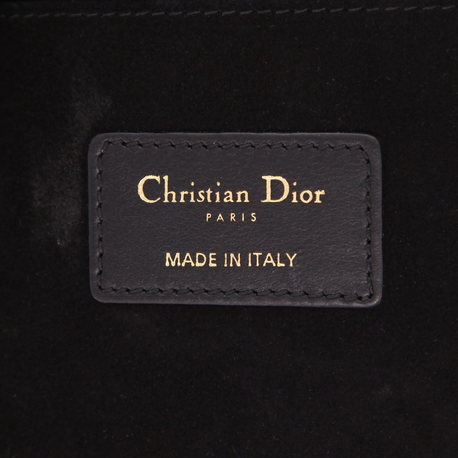 Sac à main Dior Ammi en cuir cannage noir - Detail D2