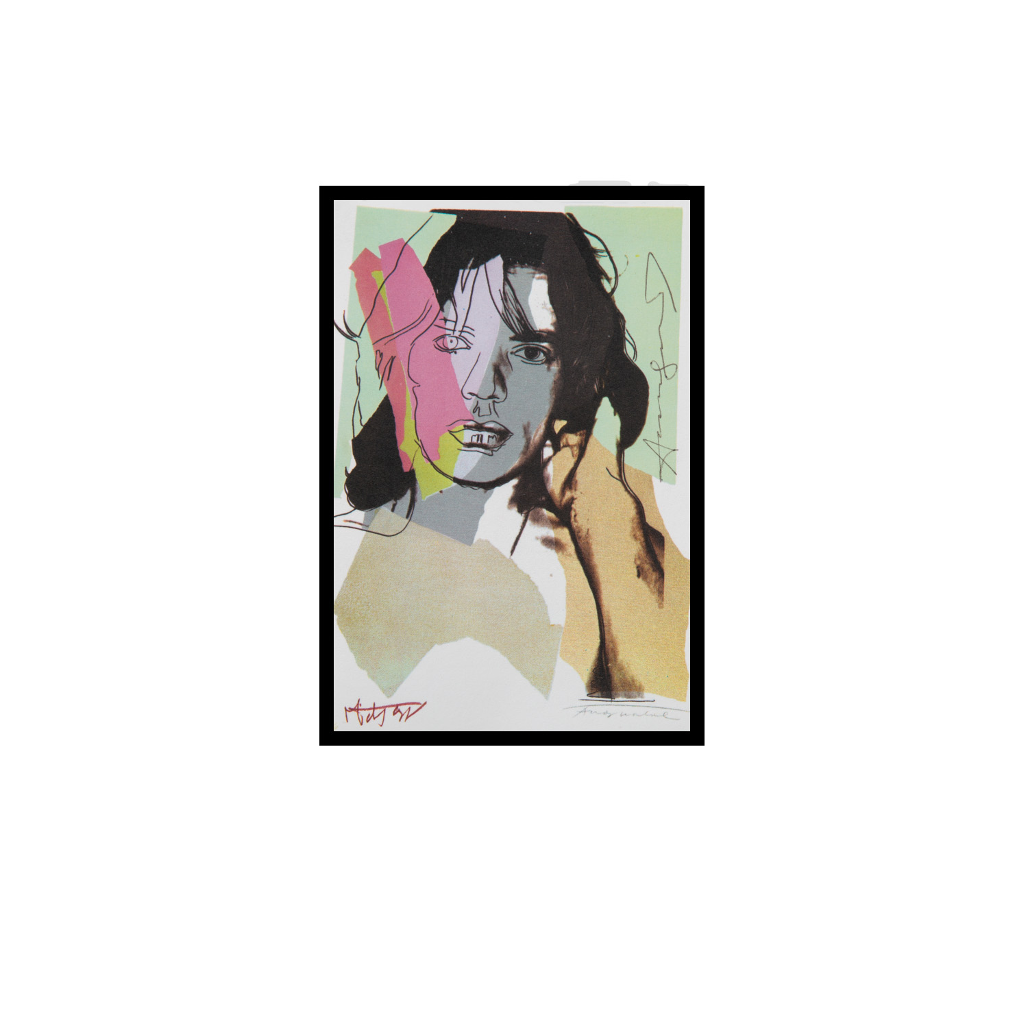 Andy Warhol (1928-1987), Mick Jagger, Announcement - 1975 - Detail D4
