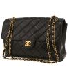 Chanel Timeless  Double Flap handbag  in black quilted leather - 00pp thumbnail