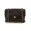 Chanel Timeless  Double Flap handbag  in black quilted leather - 360 thumbnail