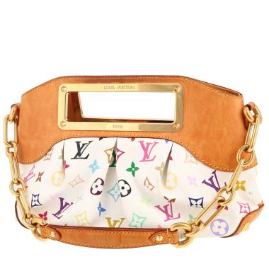 Louis Vuitton  Judy handbag  in multicolor monogram canvas  and natural leather