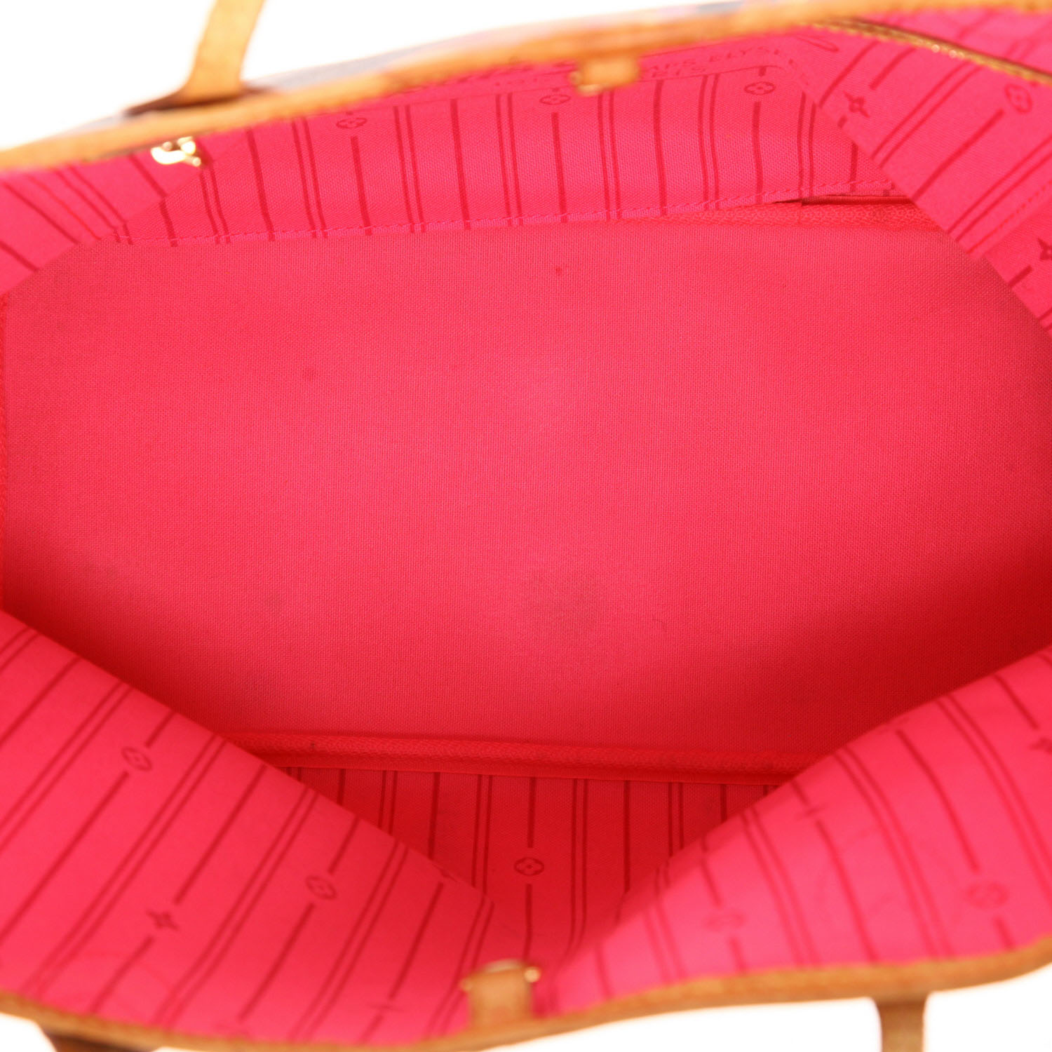 Bolso Cabás Louis Vuitton  Neverfull Editions Limitées modelo mediano  en lona Monogram y cuero natural - Detail D3