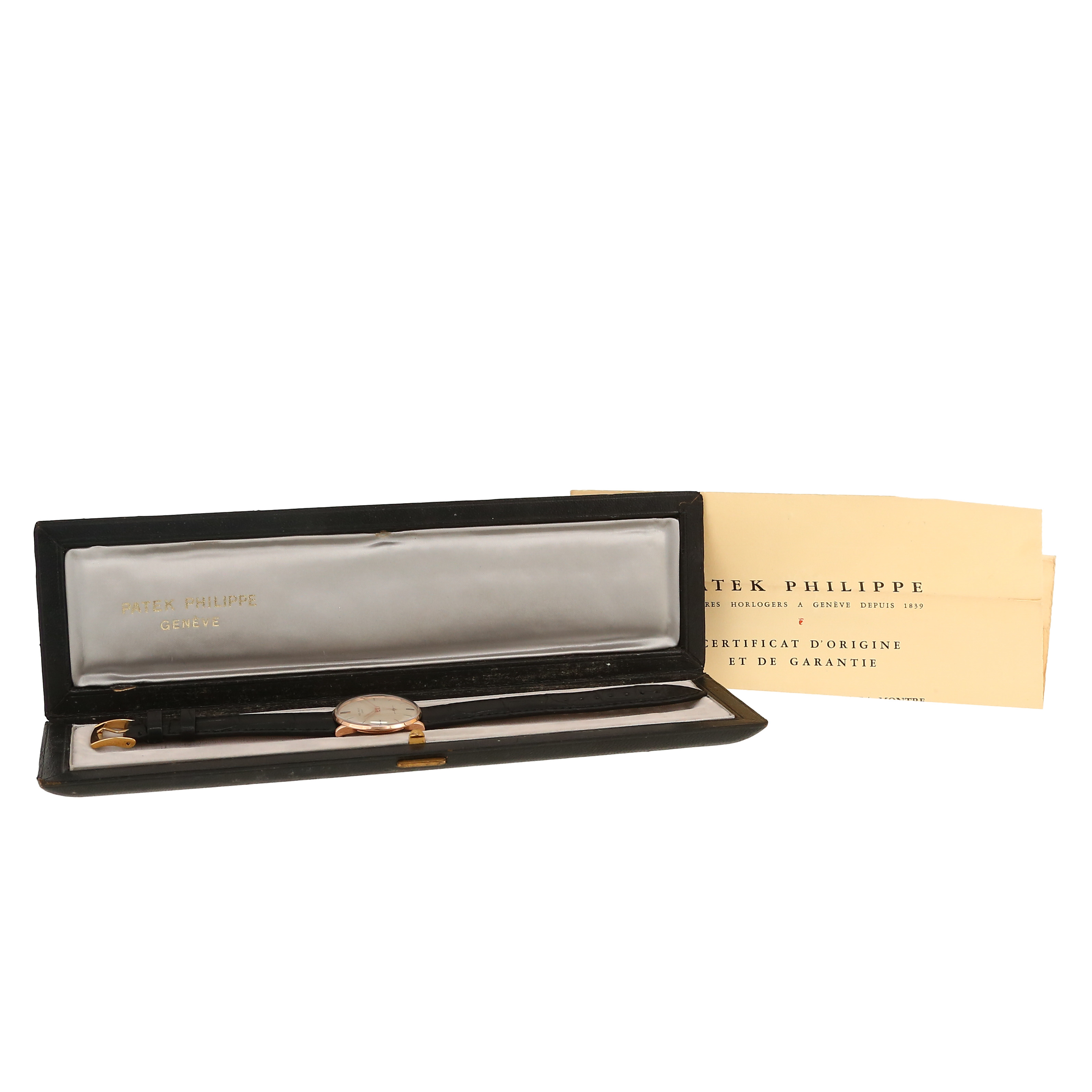 Patek Philippe Calatrava  in pink gold Ref: Patek Philippe - 2573  Circa 1963 - Detail D2