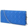 Bolso bandolera Dior   en cuero cannage azul - 00pp thumbnail